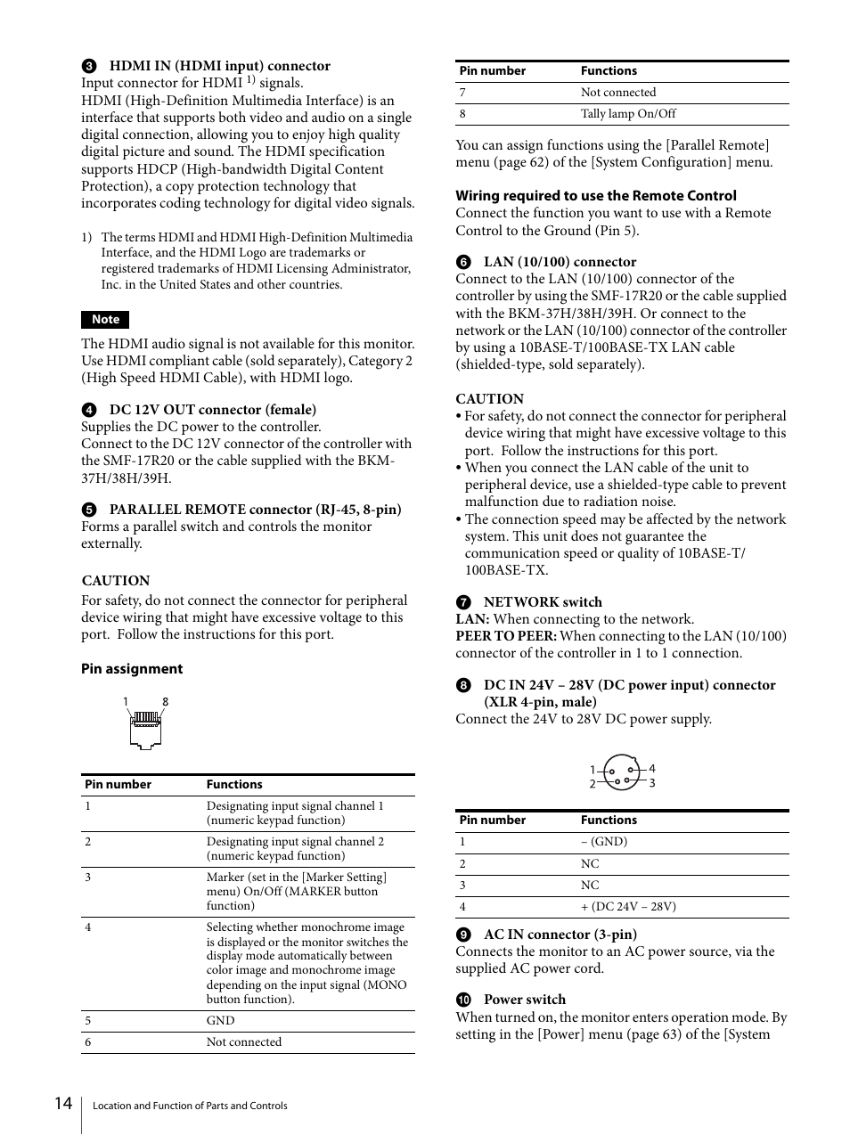 Sony ECM-X7BMP Electret Condenser Lavalier Microphone for UWP Transmitters User Manual | Page 14 / 107