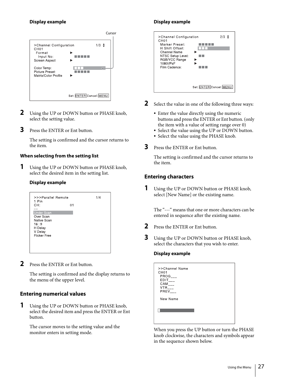 Sony ECM-X7BMP Electret Condenser Lavalier Microphone for UWP Transmitters User Manual | Page 27 / 107