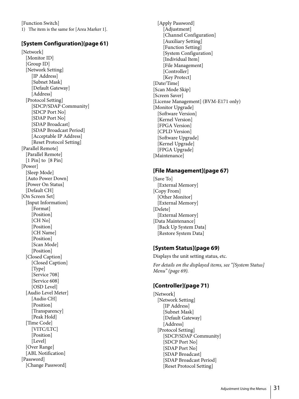 Sony ECM-X7BMP Electret Condenser Lavalier Microphone for UWP Transmitters User Manual | Page 31 / 107