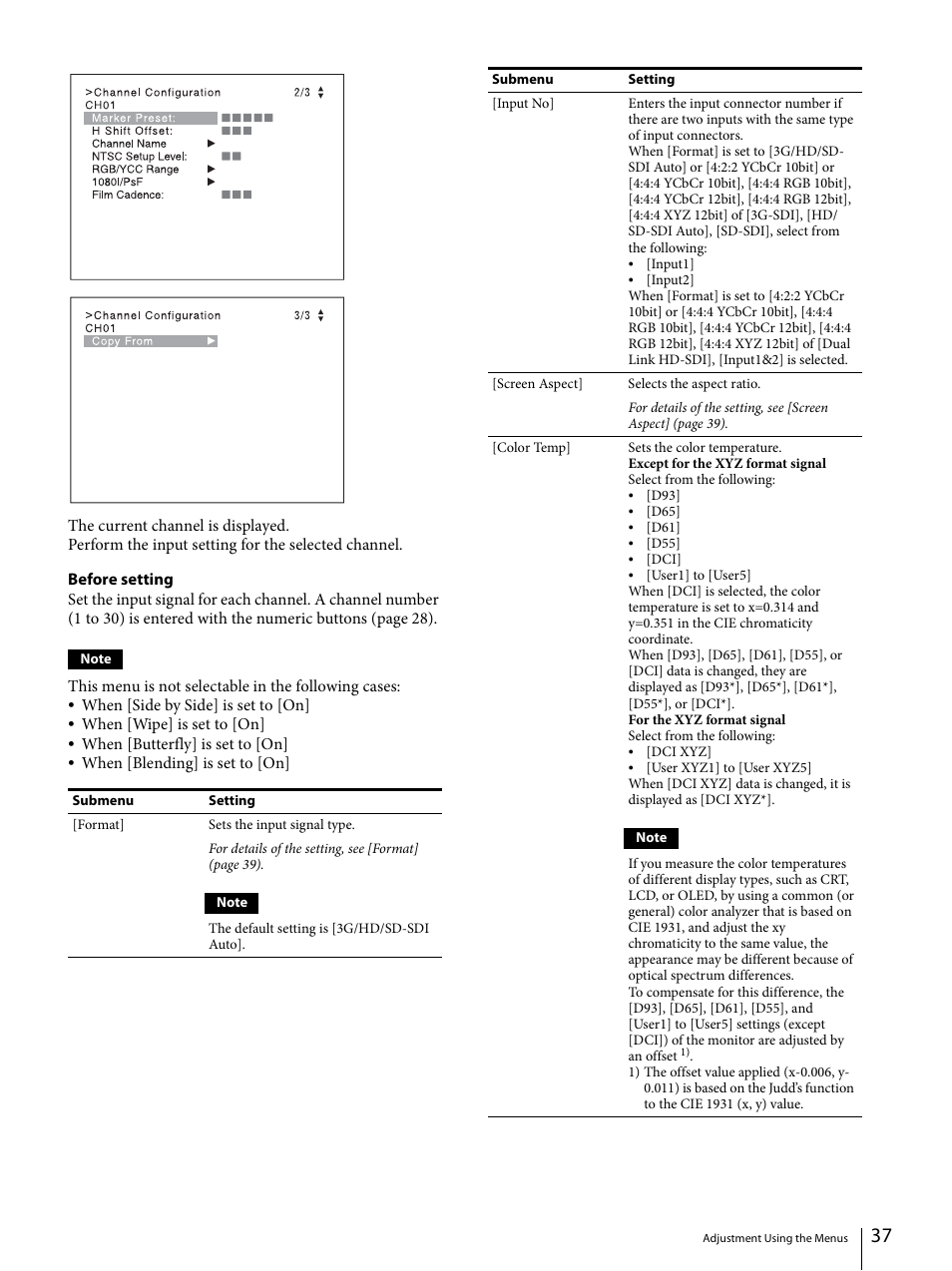 Sony ECM-X7BMP Electret Condenser Lavalier Microphone for UWP Transmitters User Manual | Page 37 / 107