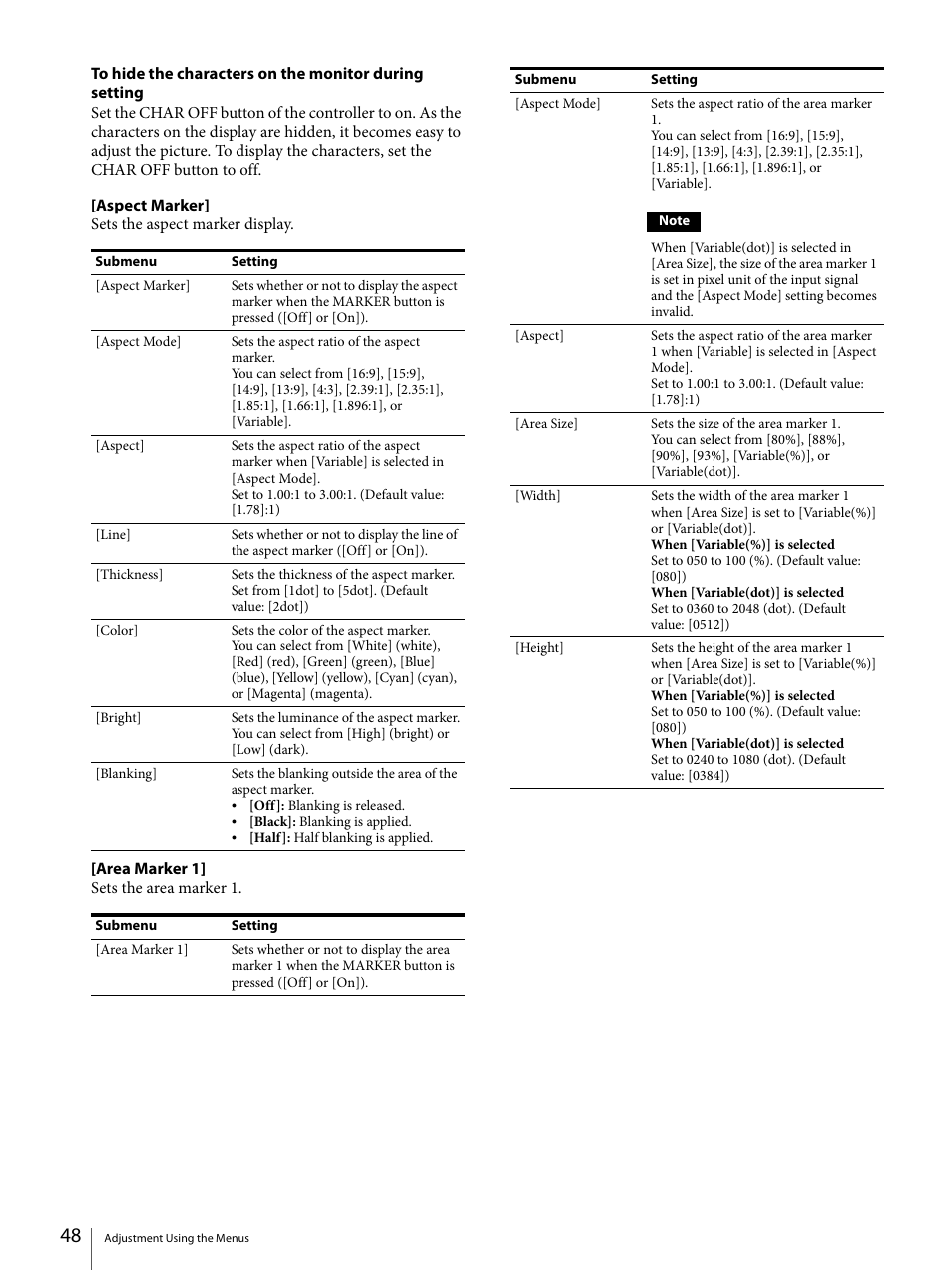 Sony ECM-X7BMP Electret Condenser Lavalier Microphone for UWP Transmitters User Manual | Page 48 / 107