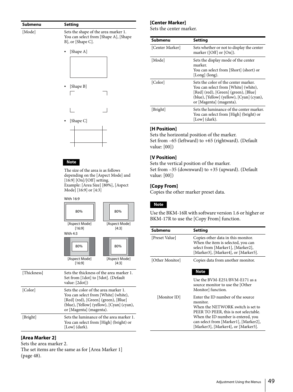 Sony ECM-X7BMP Electret Condenser Lavalier Microphone for UWP Transmitters User Manual | Page 49 / 107