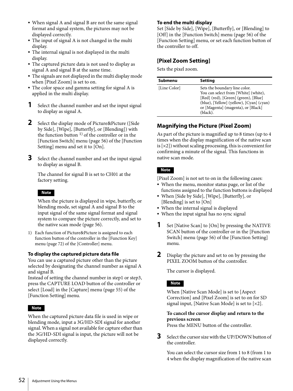 Sony ECM-X7BMP Electret Condenser Lavalier Microphone for UWP Transmitters User Manual | Page 52 / 107