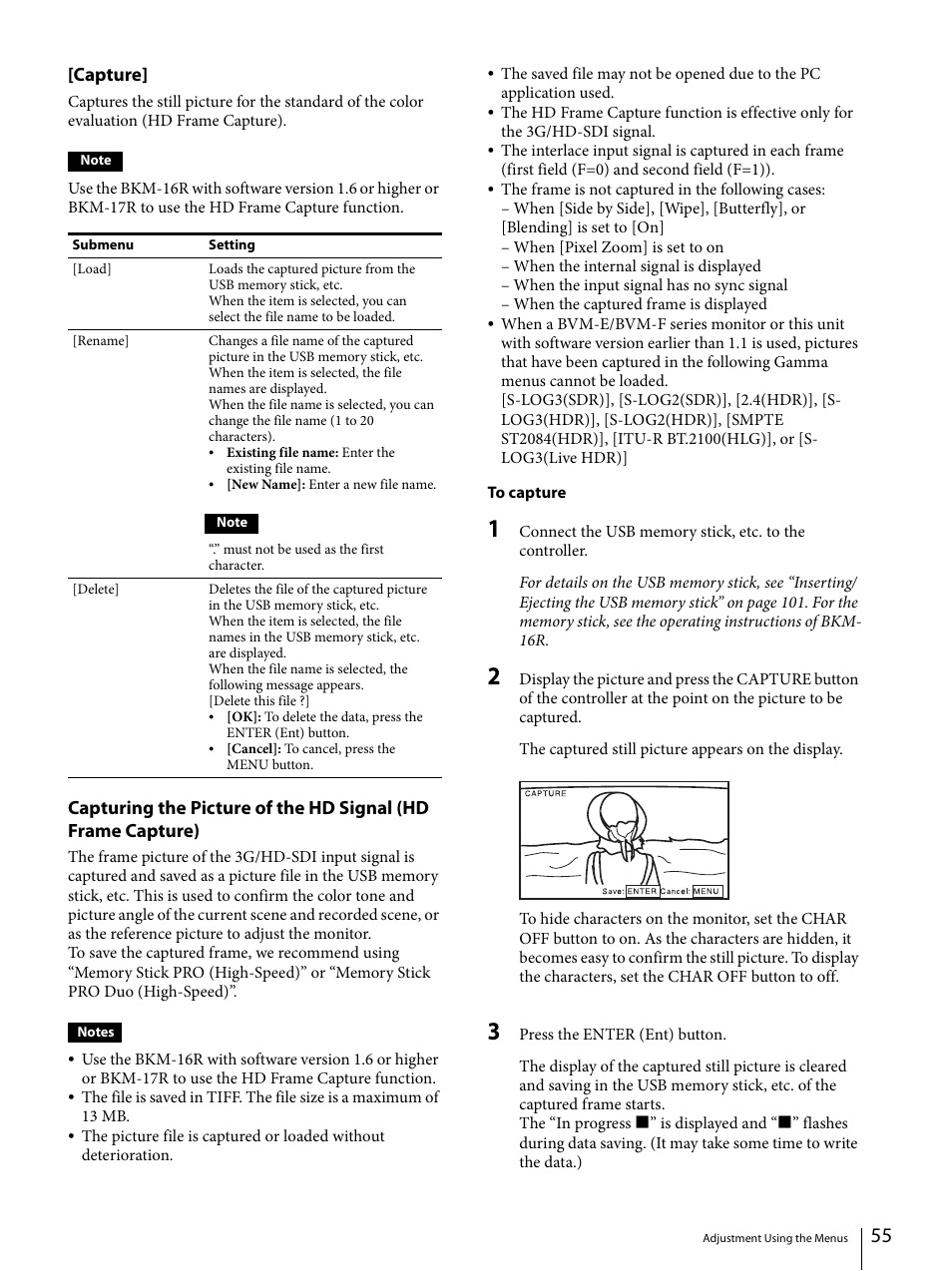 Capture | Sony ECM-X7BMP Electret Condenser Lavalier Microphone for UWP Transmitters User Manual | Page 55 / 107