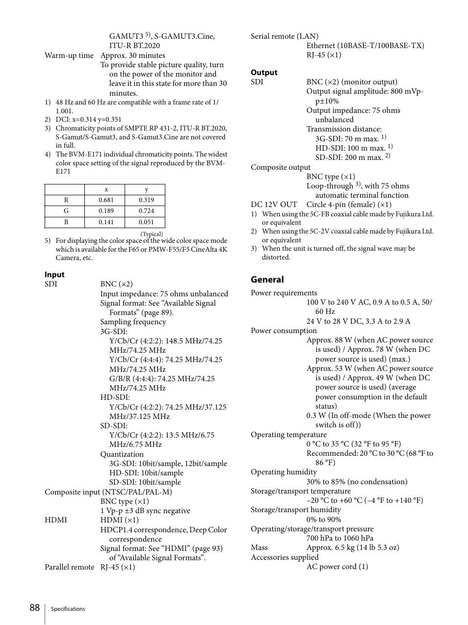 General | Sony ECM-X7BMP Electret Condenser Lavalier Microphone for UWP Transmitters User Manual | Page 88 / 107