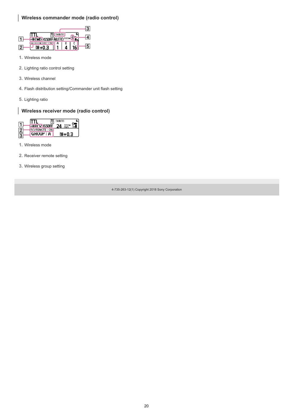 Sony ECM-M1 Compact Camera-Mount Digital Shotgun Microphone User Manual | Page 20 / 92