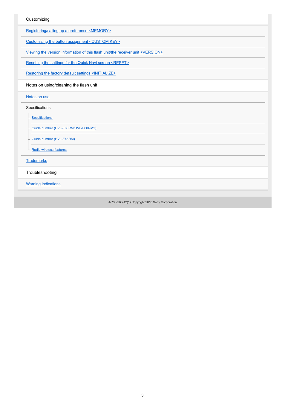 Sony ECM-M1 Compact Camera-Mount Digital Shotgun Microphone User Manual | Page 3 / 92