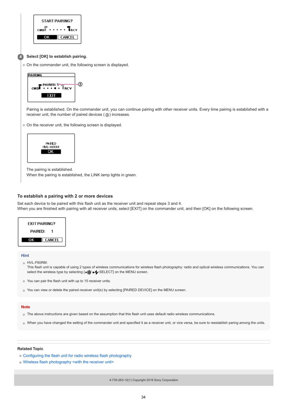 Sony ECM-M1 Compact Camera-Mount Digital Shotgun Microphone User Manual | Page 34 / 92