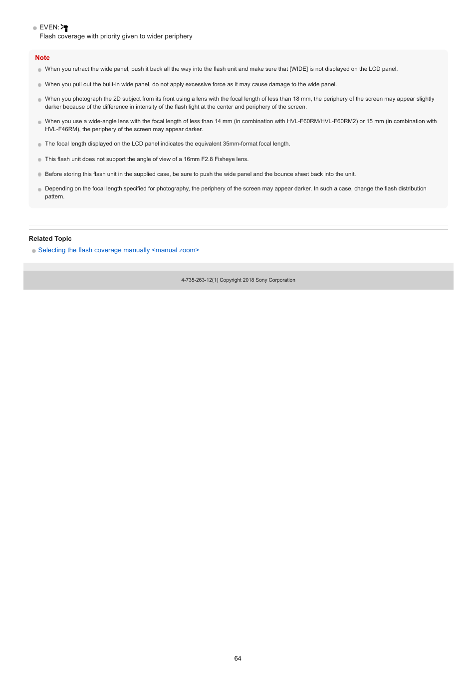 Sony ECM-M1 Compact Camera-Mount Digital Shotgun Microphone User Manual | Page 64 / 92