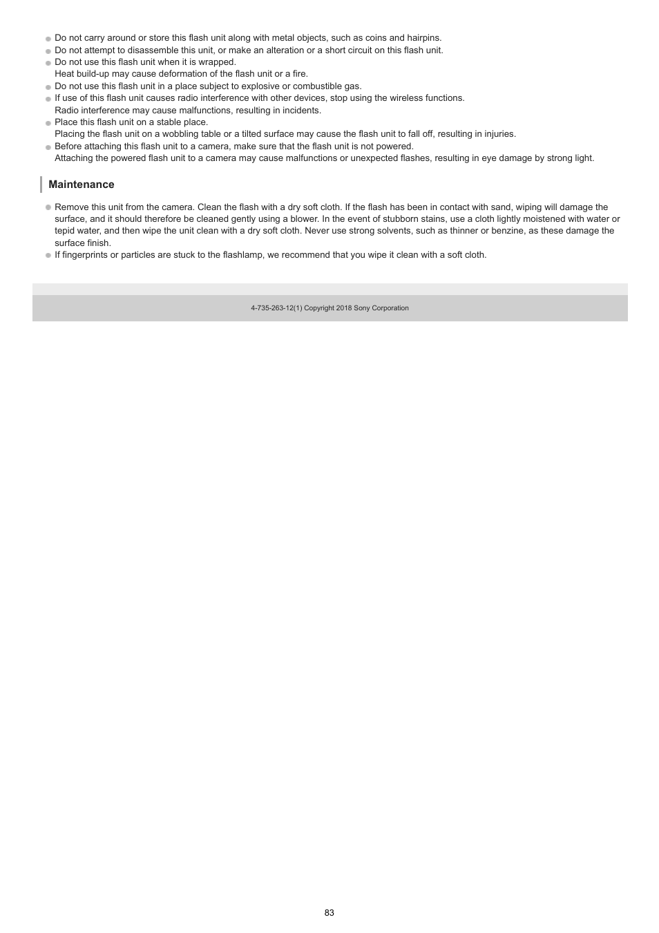 Sony ECM-M1 Compact Camera-Mount Digital Shotgun Microphone User Manual | Page 83 / 92