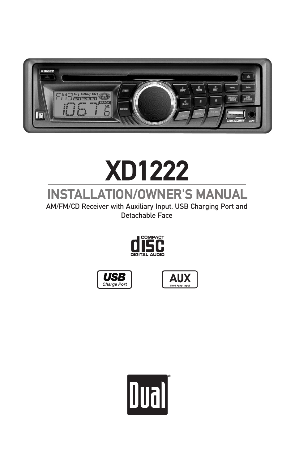 Dual XD1222 User Manual | 12 pages