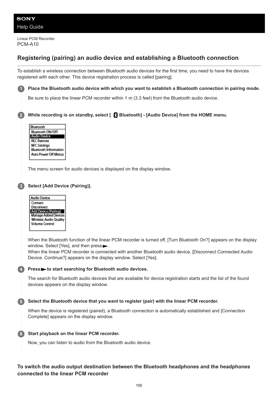 Sony VPLL-3024 Fixed Short Throw Lens (2.34:1 to 3.19:1) User Manual | Page 100 / 259