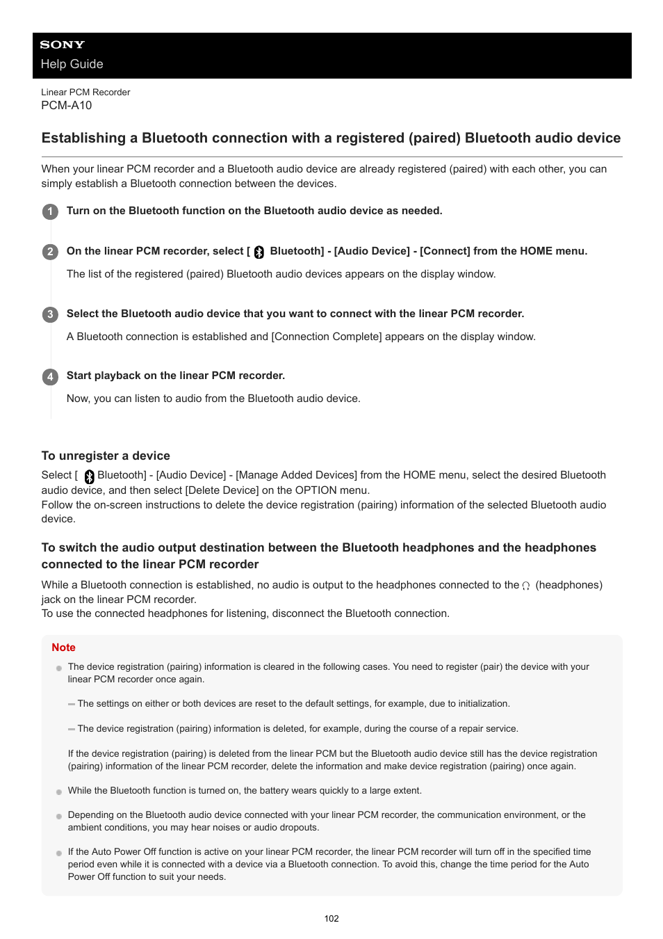 Sony VPLL-3024 Fixed Short Throw Lens (2.34:1 to 3.19:1) User Manual | Page 102 / 259