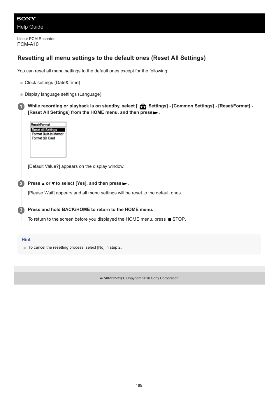 Sony VPLL-3024 Fixed Short Throw Lens (2.34:1 to 3.19:1) User Manual | Page 165 / 259