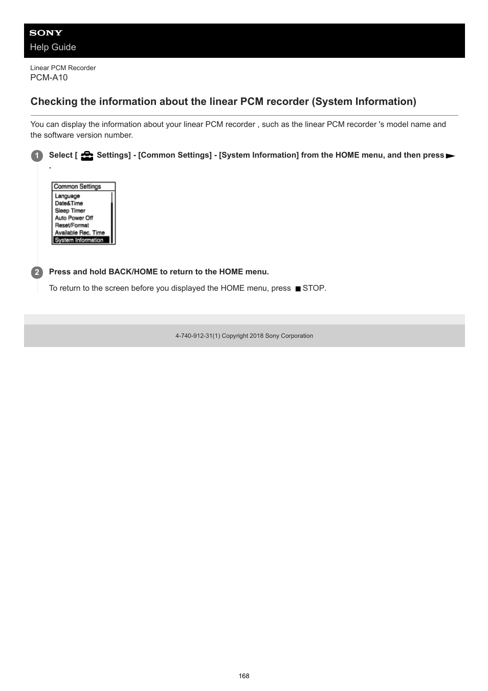 Sony VPLL-3024 Fixed Short Throw Lens (2.34:1 to 3.19:1) User Manual | Page 168 / 259