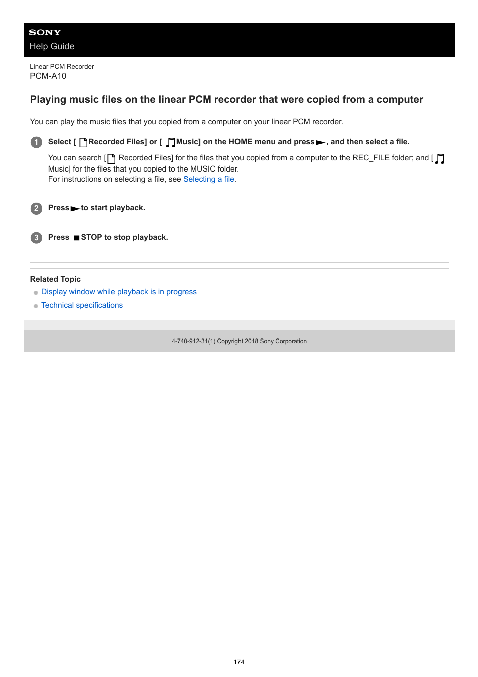 Sony VPLL-3024 Fixed Short Throw Lens (2.34:1 to 3.19:1) User Manual | Page 174 / 259