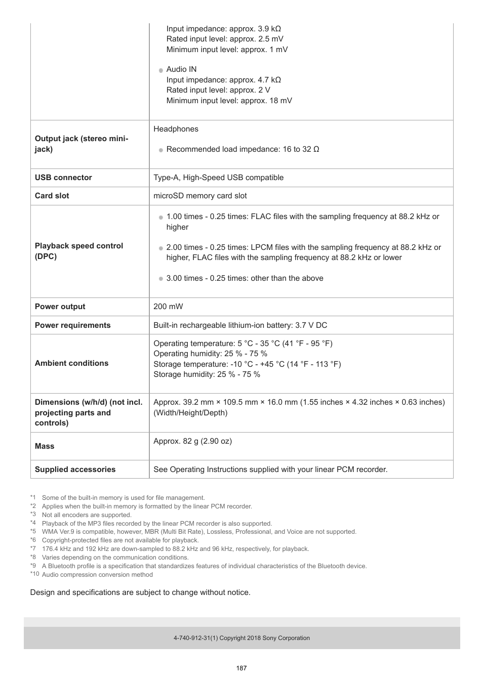 Sony VPLL-3024 Fixed Short Throw Lens (2.34:1 to 3.19:1) User Manual | Page 187 / 259