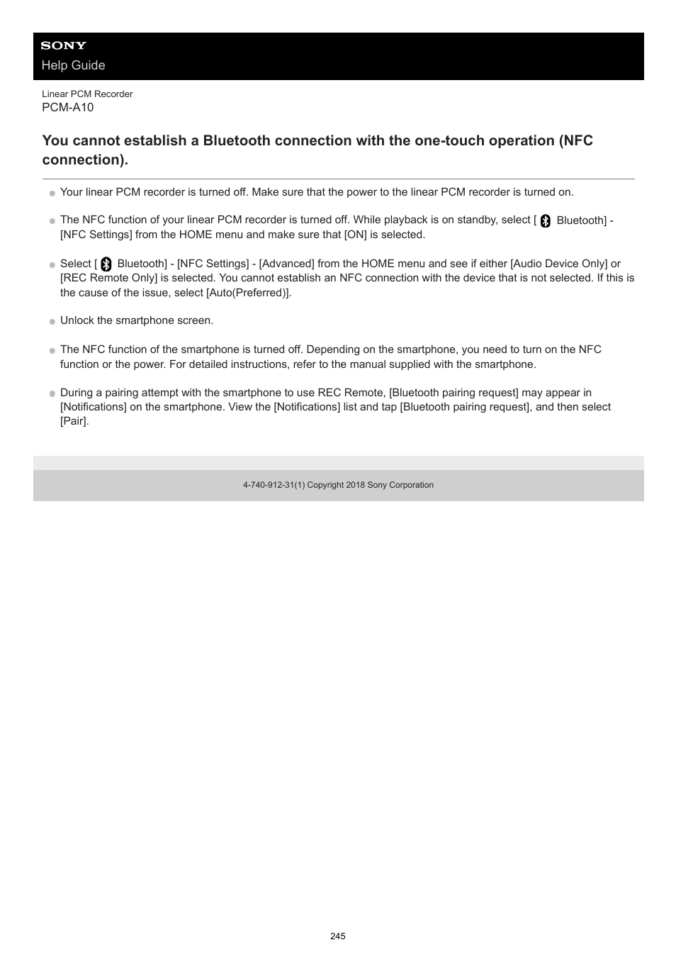 Sony VPLL-3024 Fixed Short Throw Lens (2.34:1 to 3.19:1) User Manual | Page 245 / 259