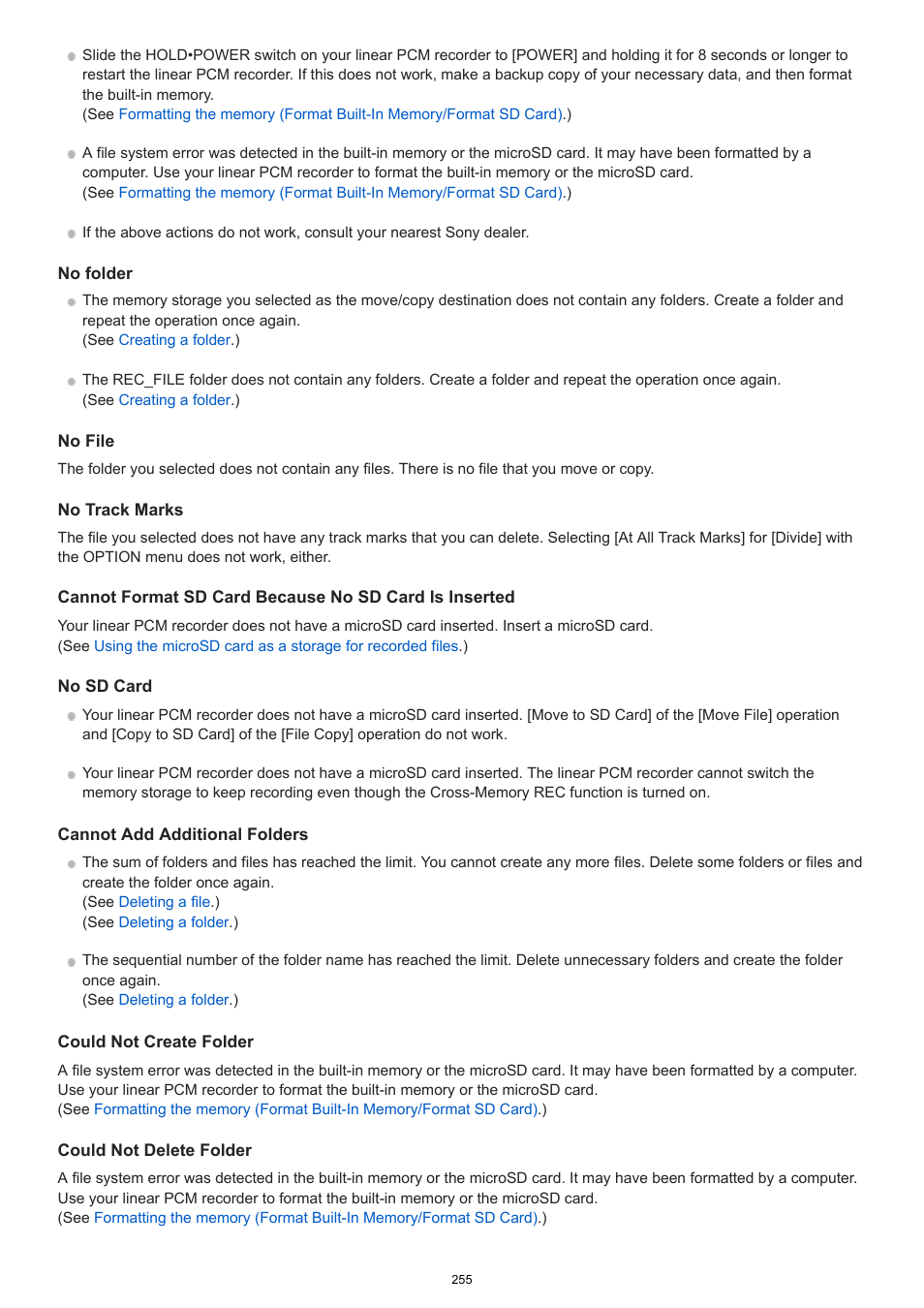 Sony VPLL-3024 Fixed Short Throw Lens (2.34:1 to 3.19:1) User Manual | Page 255 / 259