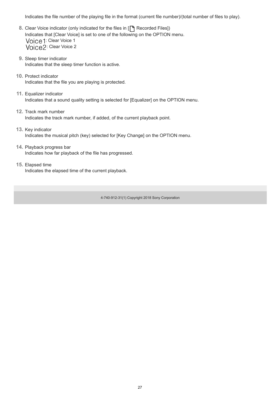 Sony VPLL-3024 Fixed Short Throw Lens (2.34:1 to 3.19:1) User Manual | Page 27 / 259