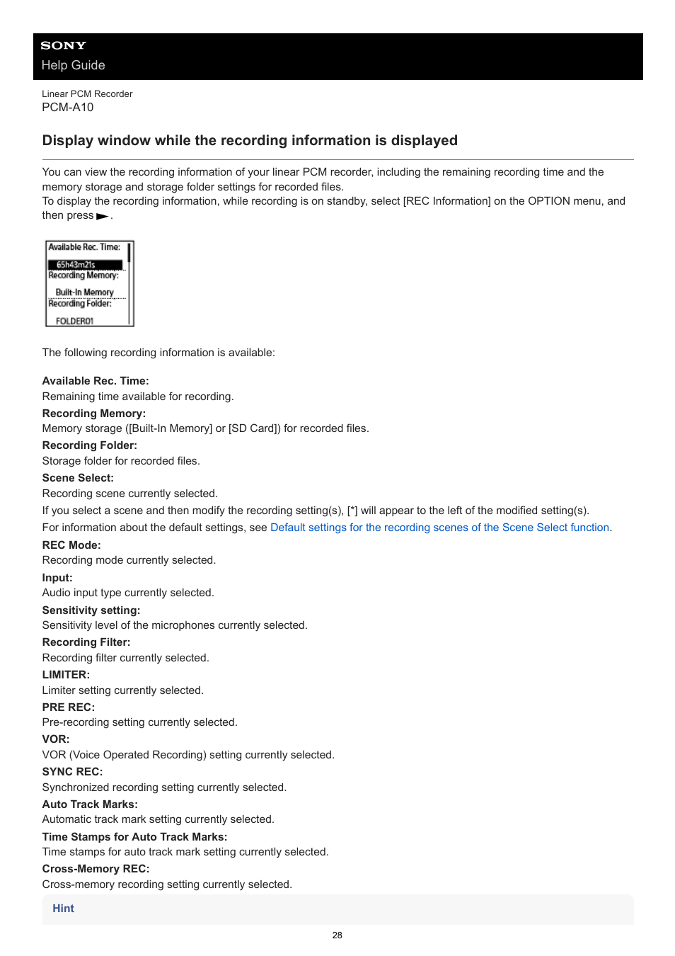 Sony VPLL-3024 Fixed Short Throw Lens (2.34:1 to 3.19:1) User Manual | Page 28 / 259