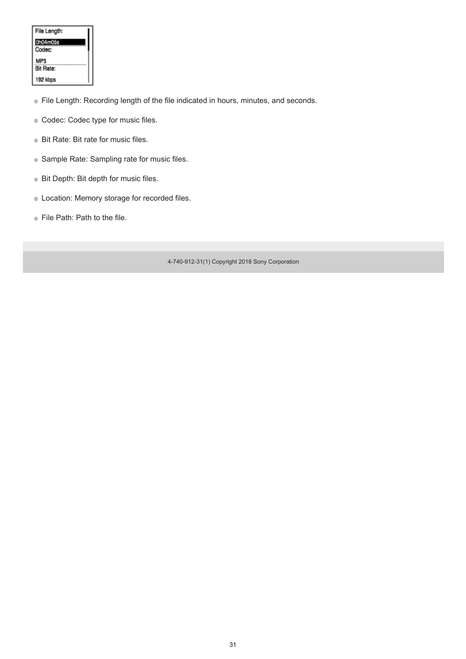 Sony VPLL-3024 Fixed Short Throw Lens (2.34:1 to 3.19:1) User Manual | Page 31 / 259