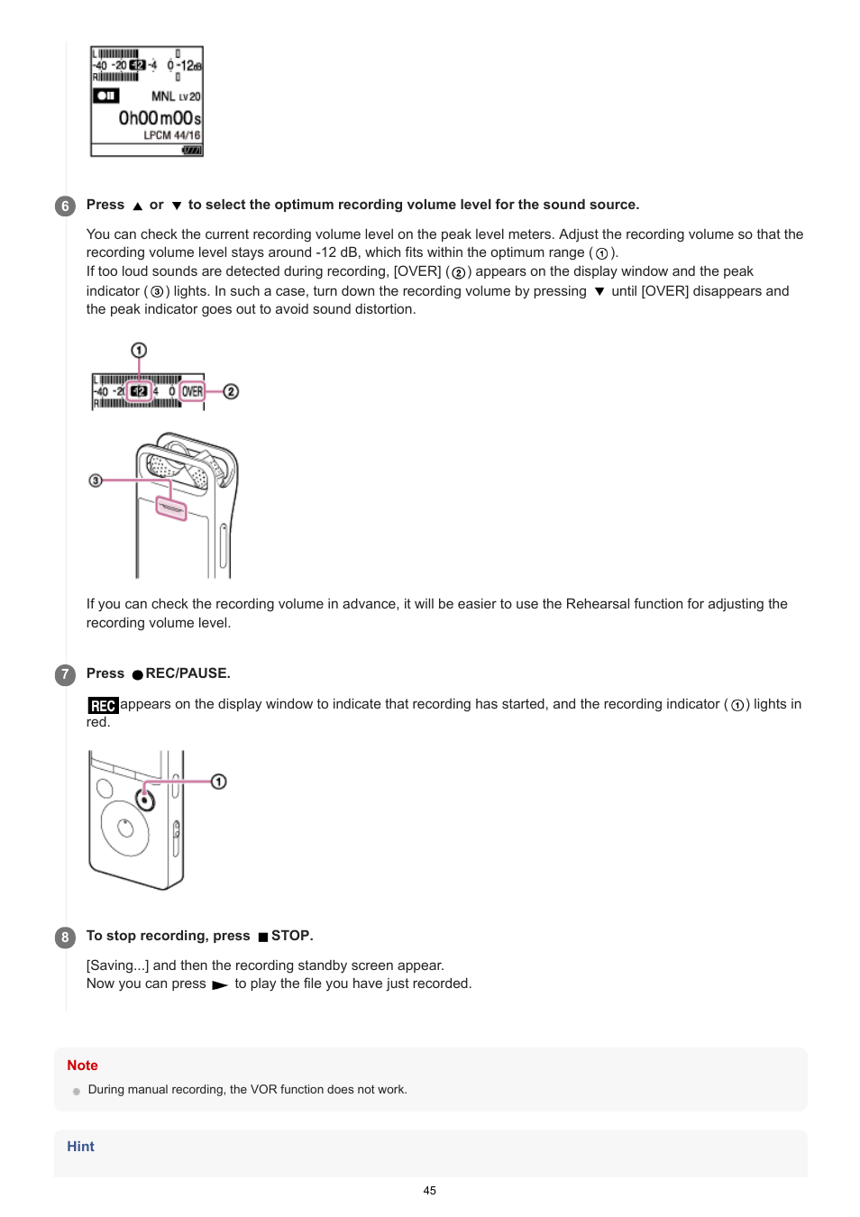 Sony VPLL-3024 Fixed Short Throw Lens (2.34:1 to 3.19:1) User Manual | Page 45 / 259