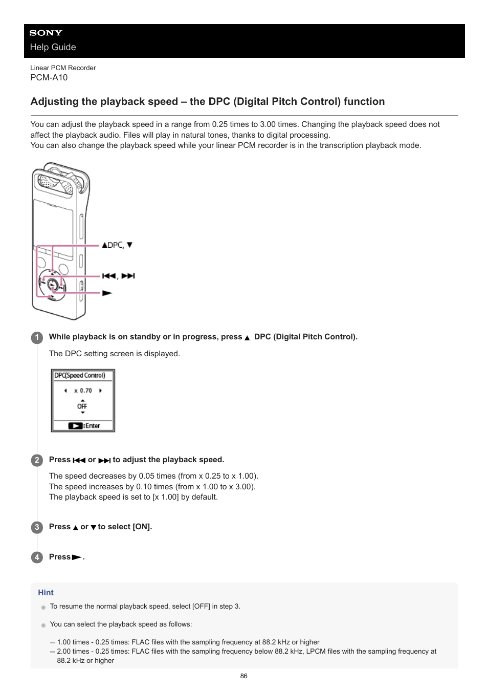 Sony VPLL-3024 Fixed Short Throw Lens (2.34:1 to 3.19:1) User Manual | Page 86 / 259