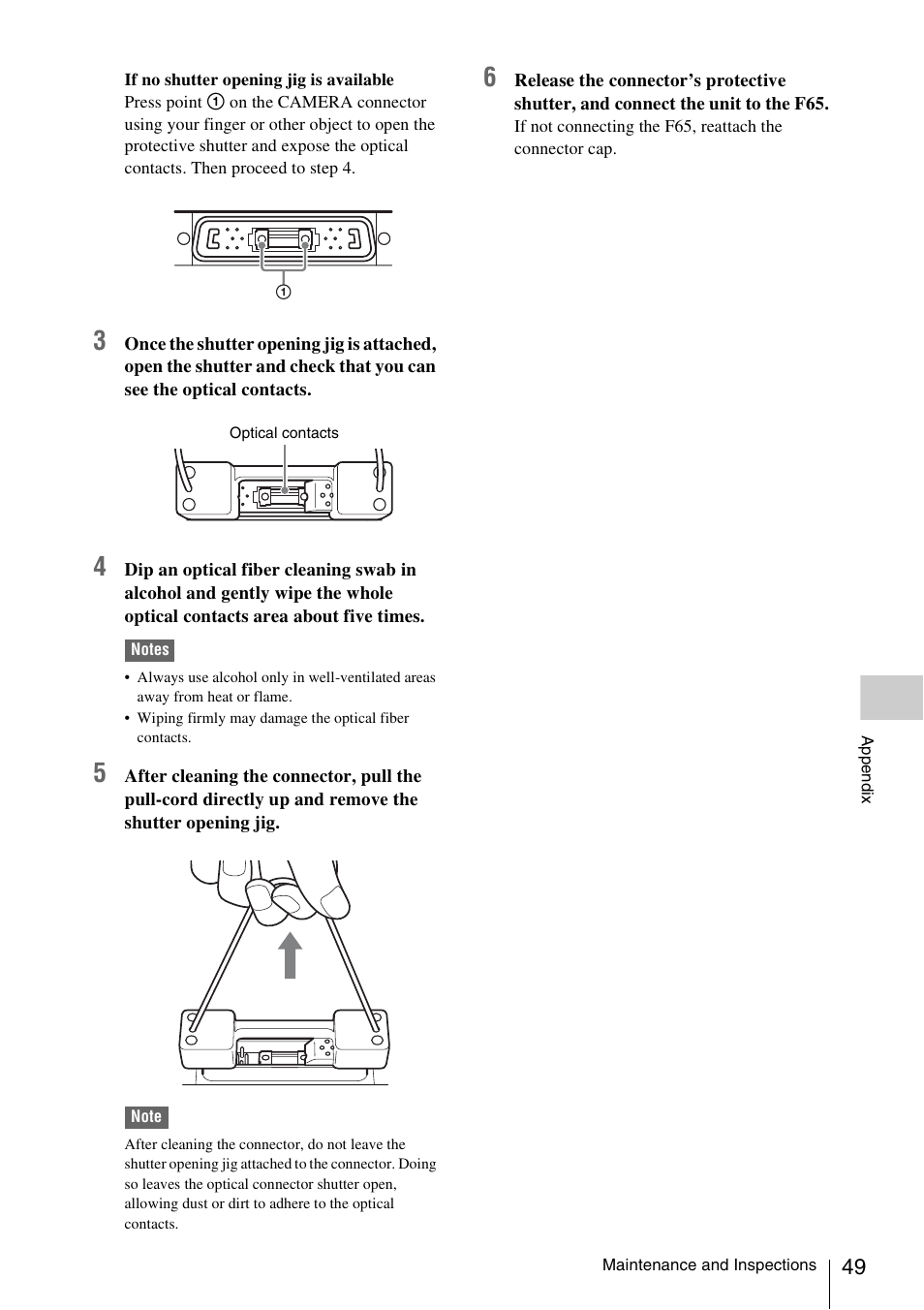 Sony VCT-SGR1 Shooting Grip User Manual | Page 49 / 61