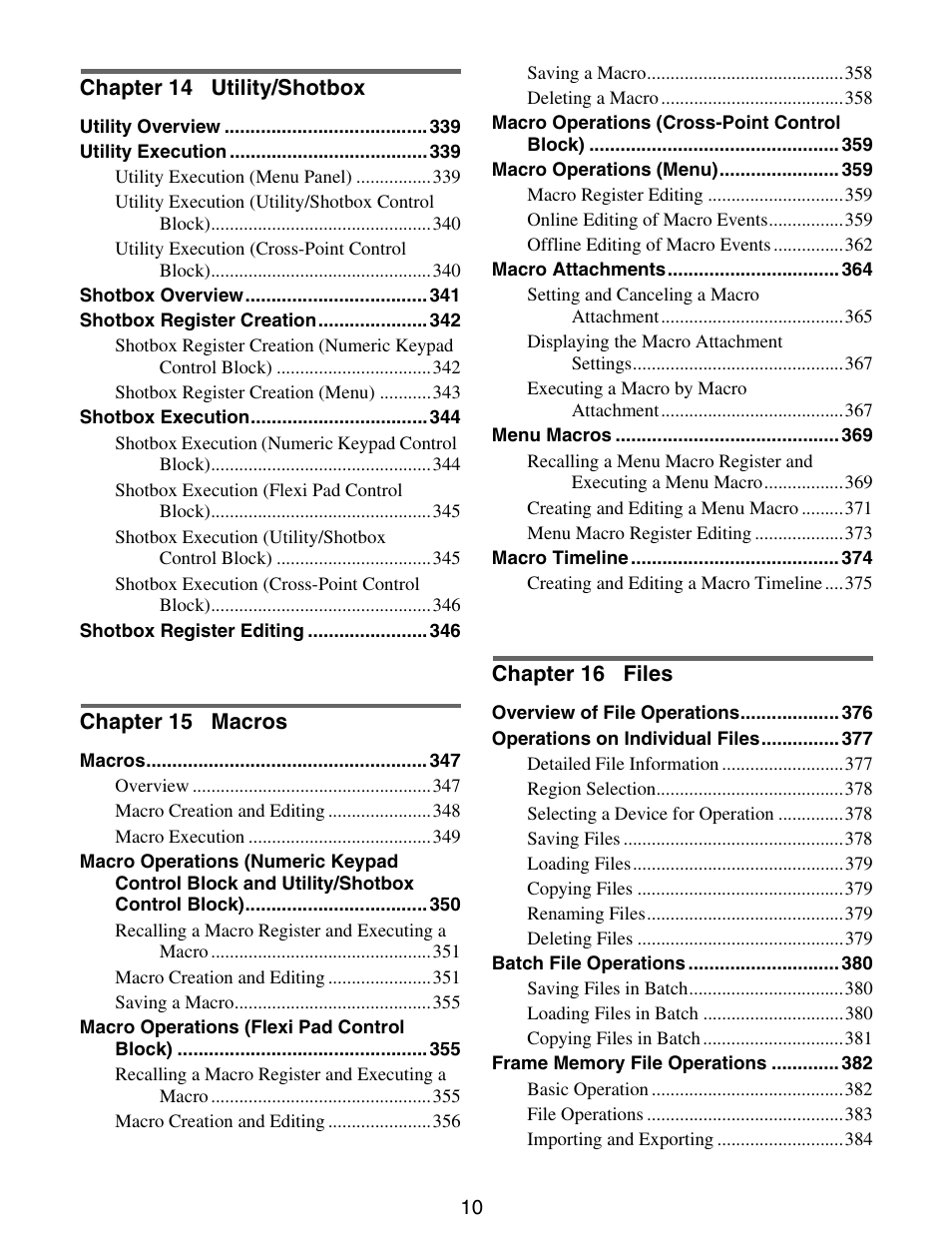 Sony GP-X1EM Grip Extension User Manual | Page 10 / 574