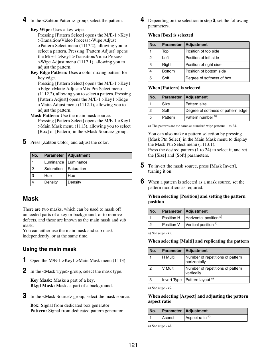 Mask | Sony GP-X1EM Grip Extension User Manual | Page 121 / 574