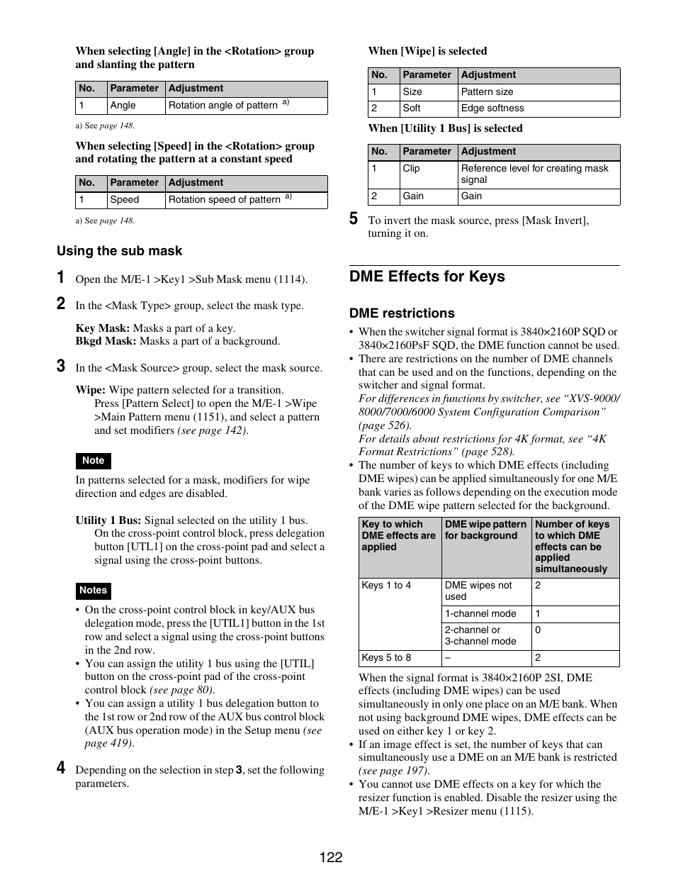 Dme effects for keys | Sony GP-X1EM Grip Extension User Manual | Page 122 / 574