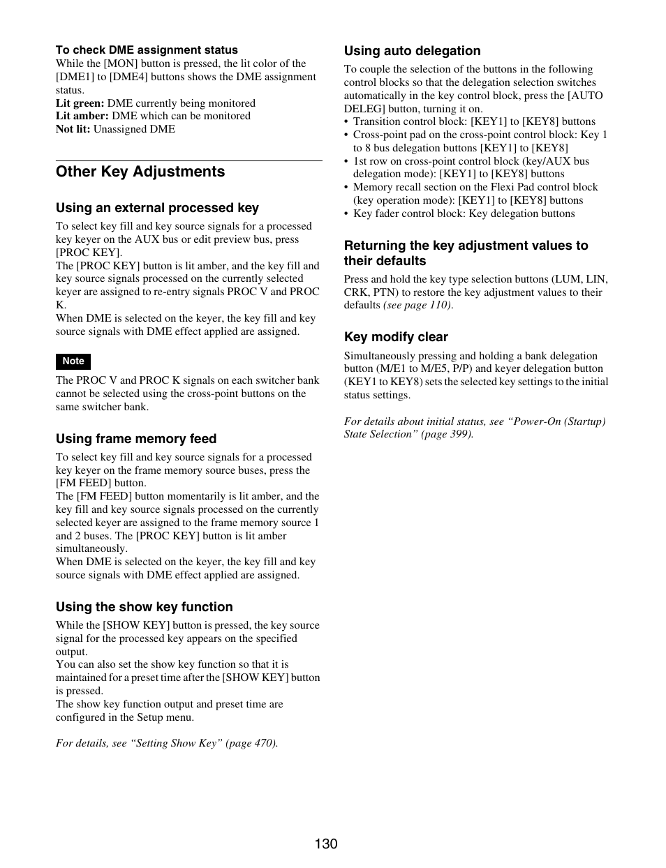 Other key adjustments | Sony GP-X1EM Grip Extension User Manual | Page 130 / 574