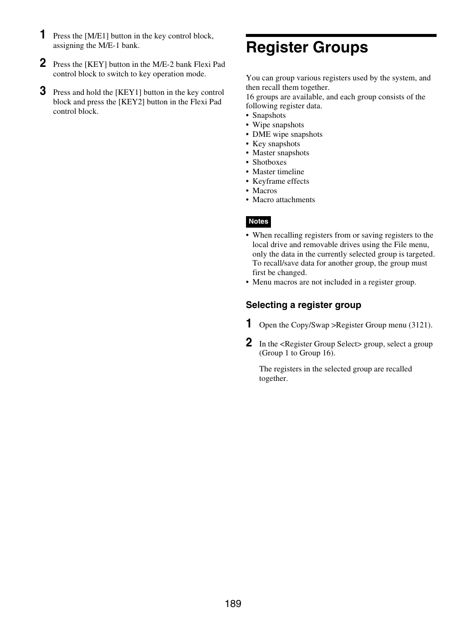 Register groups | Sony GP-X1EM Grip Extension User Manual | Page 189 / 574