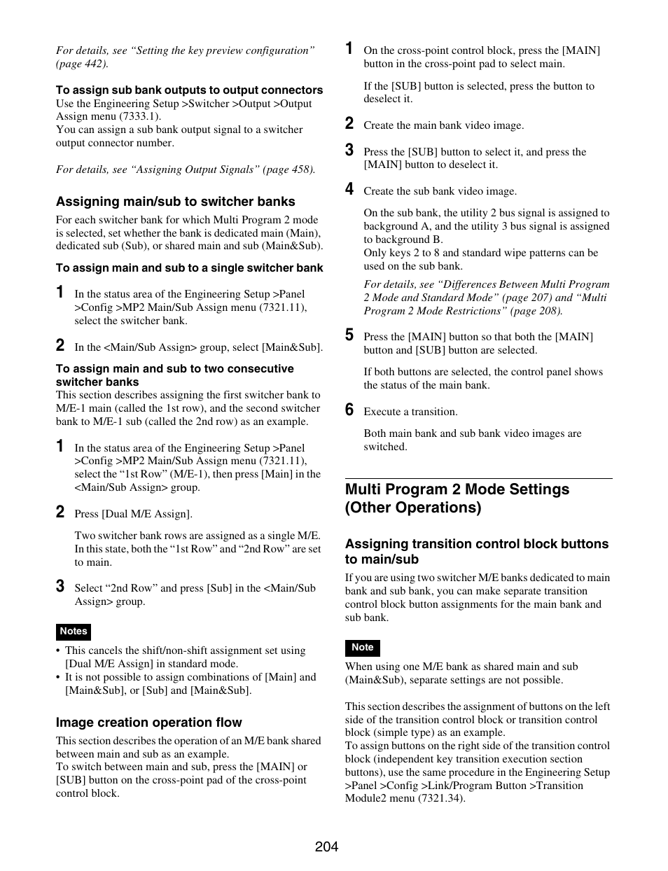 Multi program 2 mode settings (other, Operations) | Sony GP-X1EM Grip Extension User Manual | Page 204 / 574