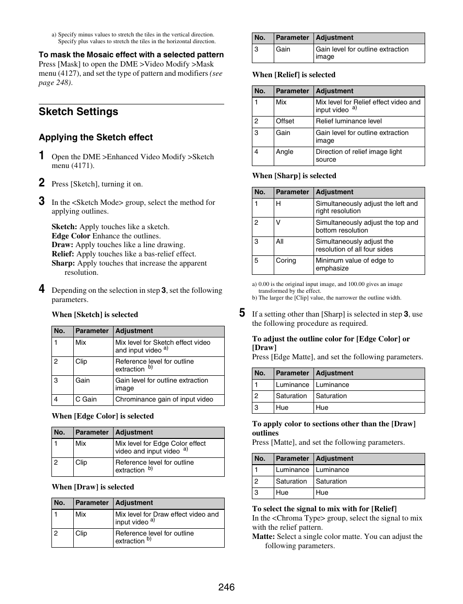 Sketch settings | Sony GP-X1EM Grip Extension User Manual | Page 246 / 574