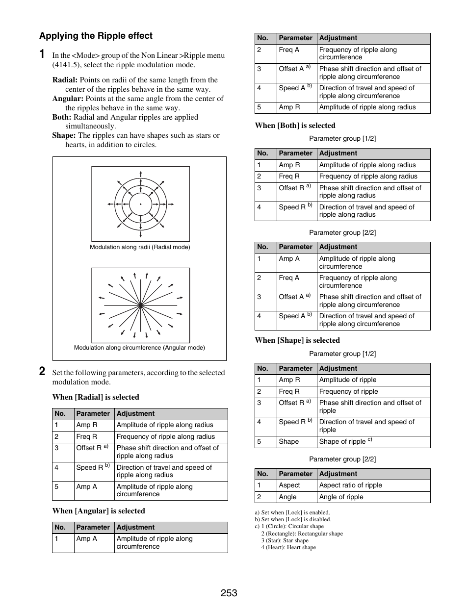 Applying the ripple effect | Sony GP-X1EM Grip Extension User Manual | Page 253 / 574