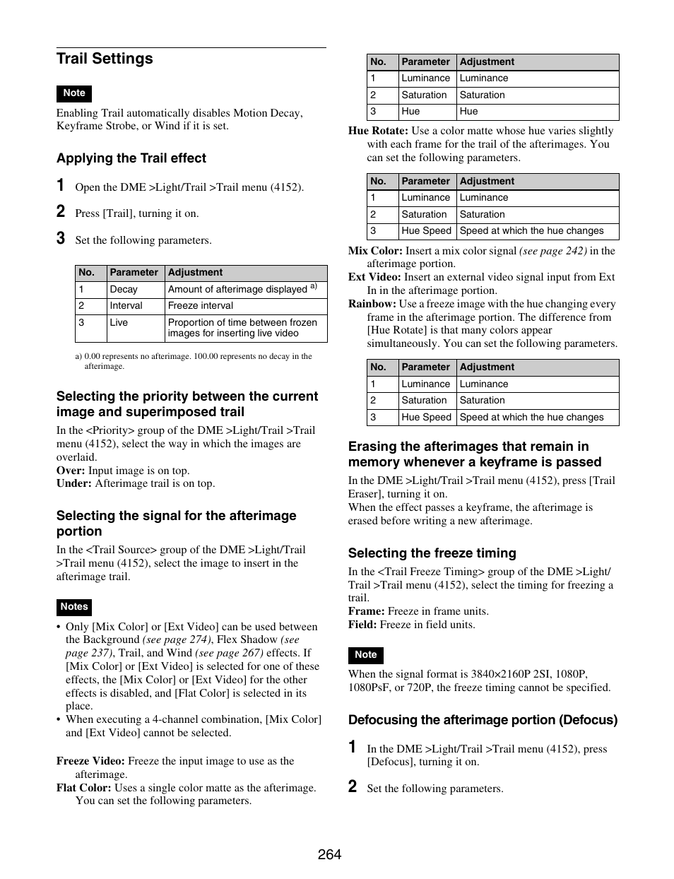 Trail settings | Sony GP-X1EM Grip Extension User Manual | Page 264 / 574