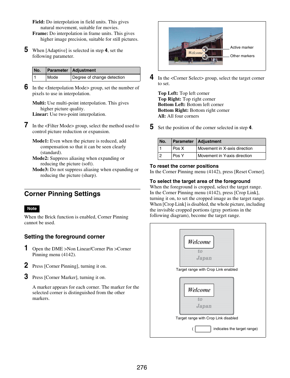 Corner pinning settings | Sony GP-X1EM Grip Extension User Manual | Page 276 / 574