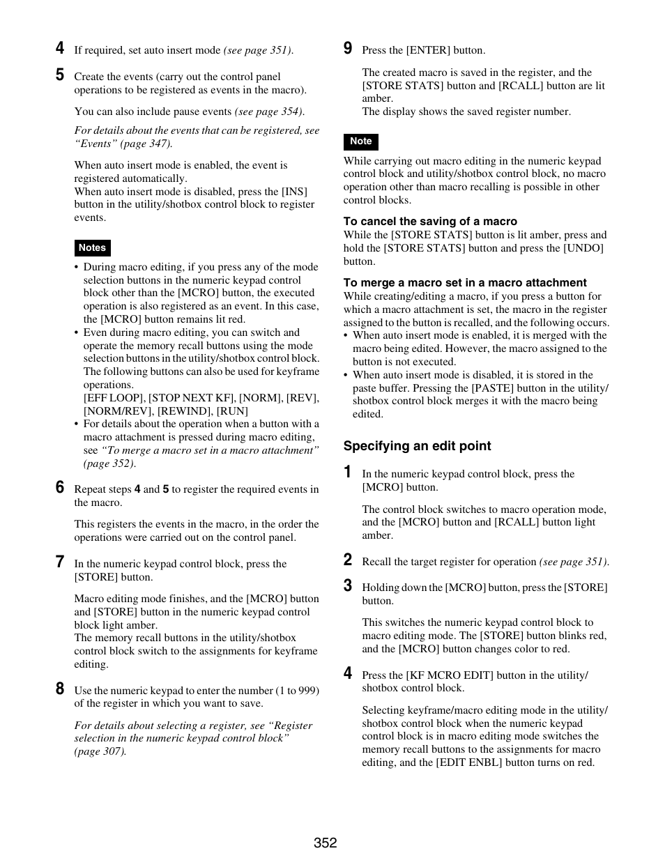 Sony GP-X1EM Grip Extension User Manual | Page 352 / 574