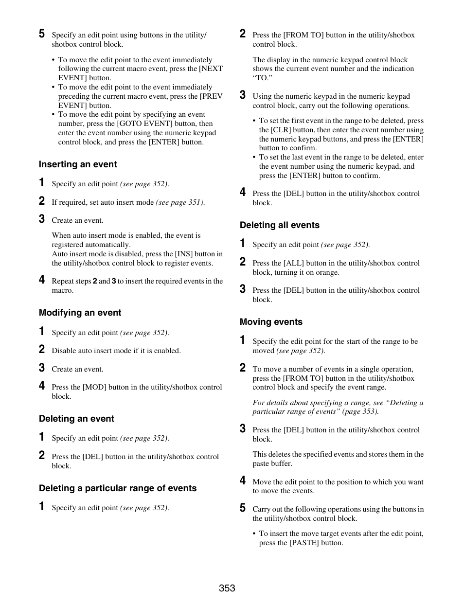 Sony GP-X1EM Grip Extension User Manual | Page 353 / 574