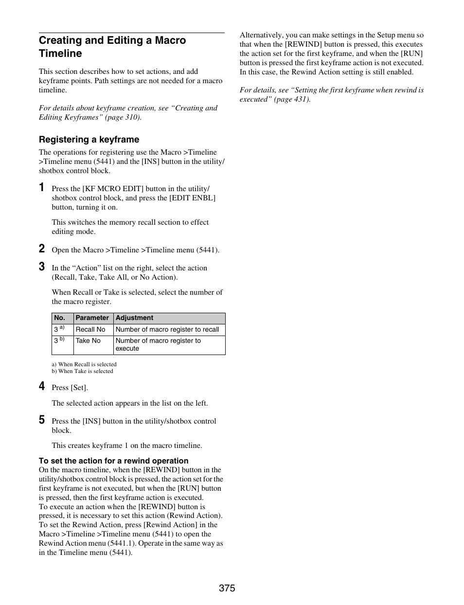 Creating and editing a macro timeline | Sony GP-X1EM Grip Extension User Manual | Page 375 / 574