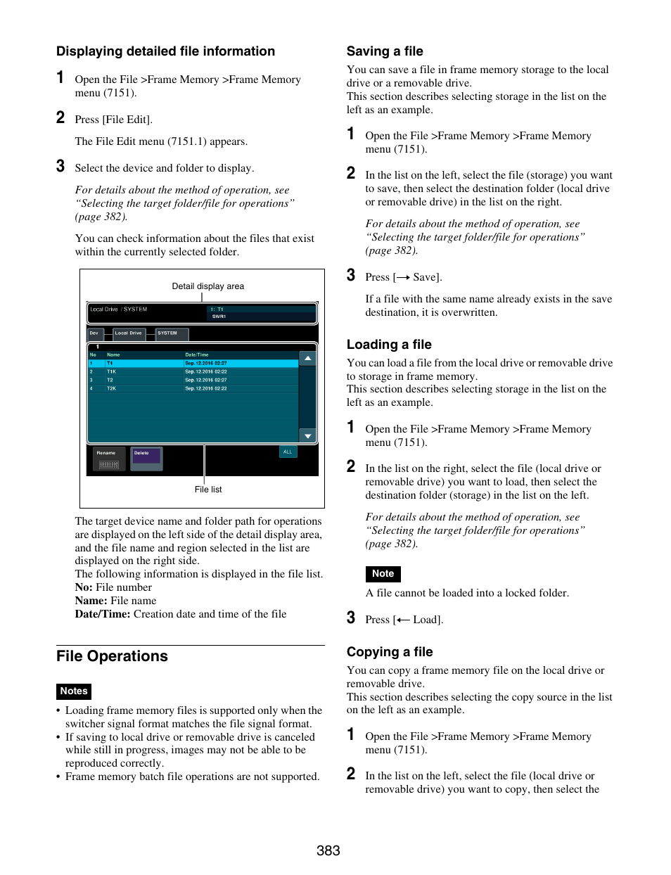 File operations | Sony GP-X1EM Grip Extension User Manual | Page 383 / 574