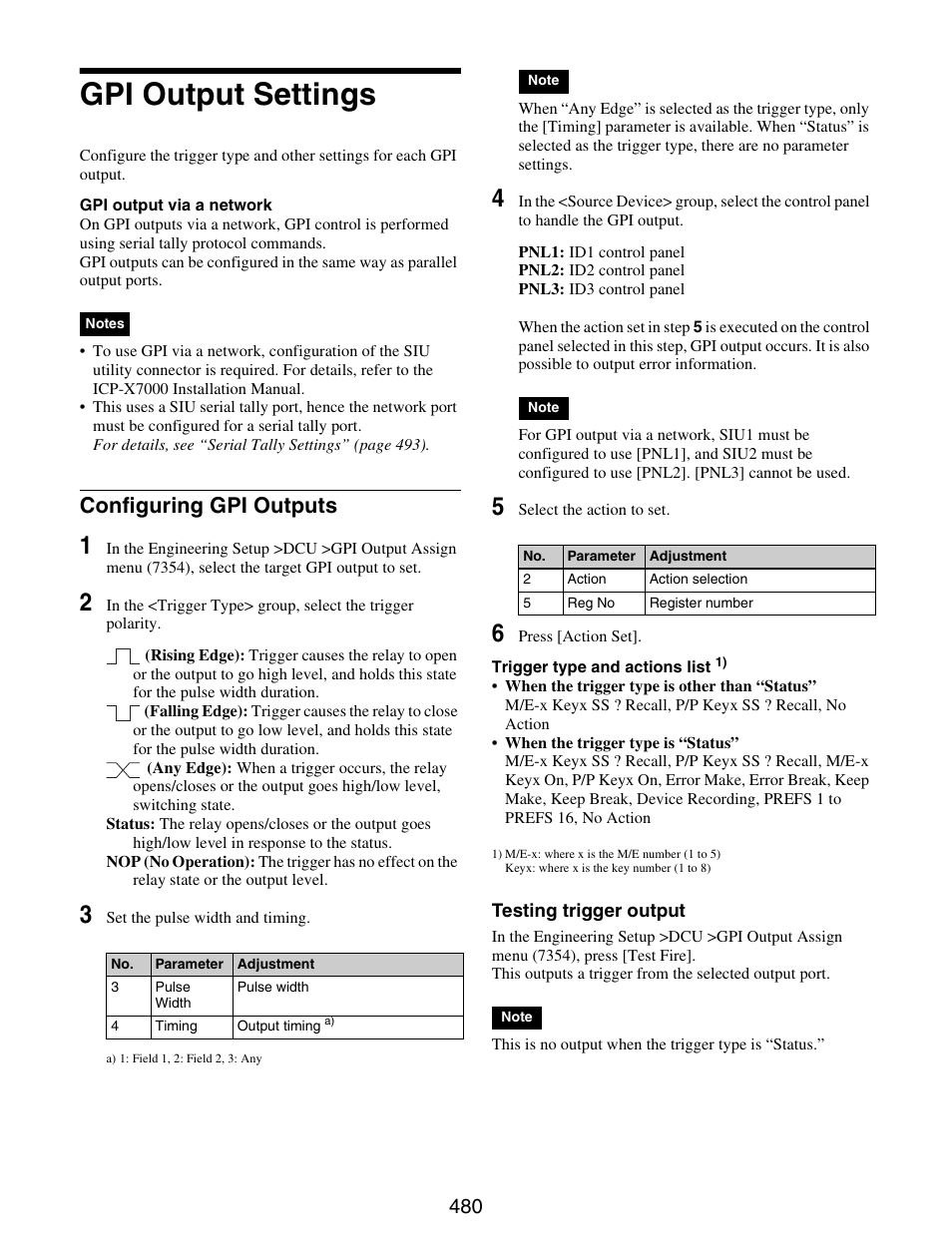 Gpi output settings, Configuring gpi outputs | Sony GP-X1EM Grip Extension User Manual | Page 480 / 574