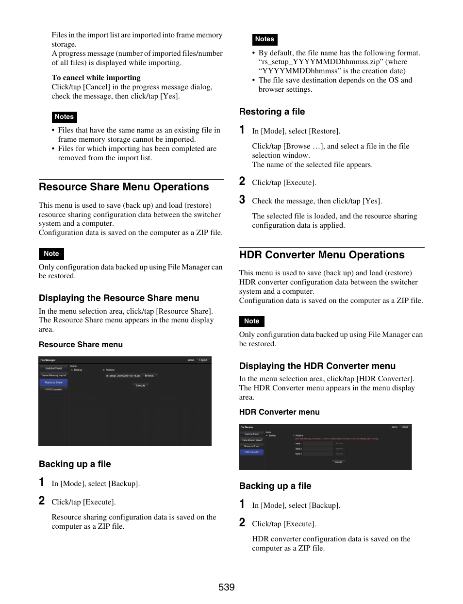 Sony GP-X1EM Grip Extension User Manual | Page 539 / 574