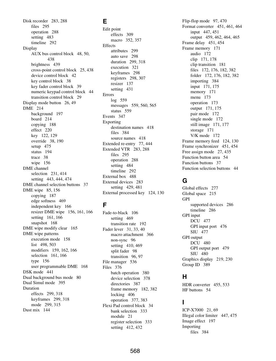 Sony GP-X1EM Grip Extension User Manual | Page 568 / 574