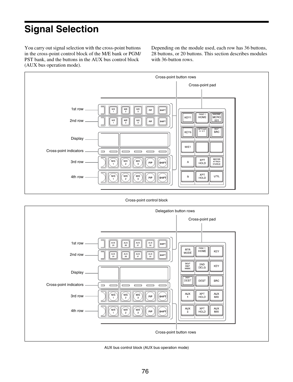 Signal selection | Sony GP-X1EM Grip Extension User Manual | Page 76 / 574