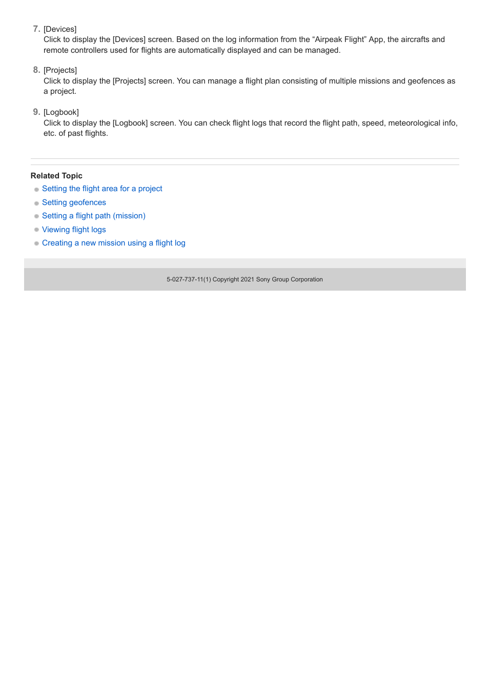 Sony AG-R2 Attachment Grip User Manual | Page 27 / 123