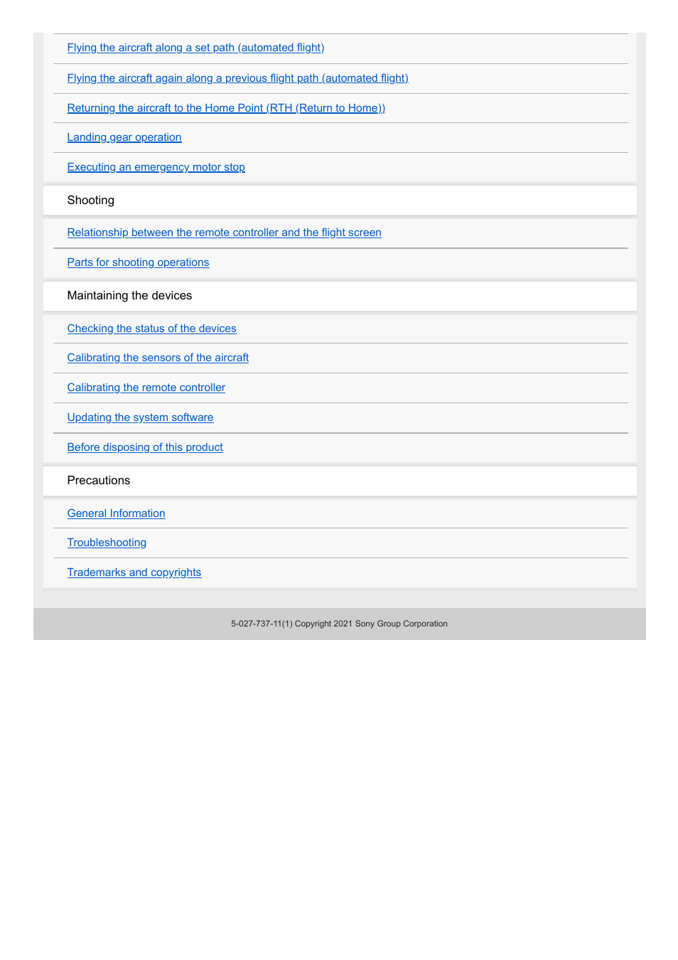 Sony AG-R2 Attachment Grip User Manual | Page 4 / 123