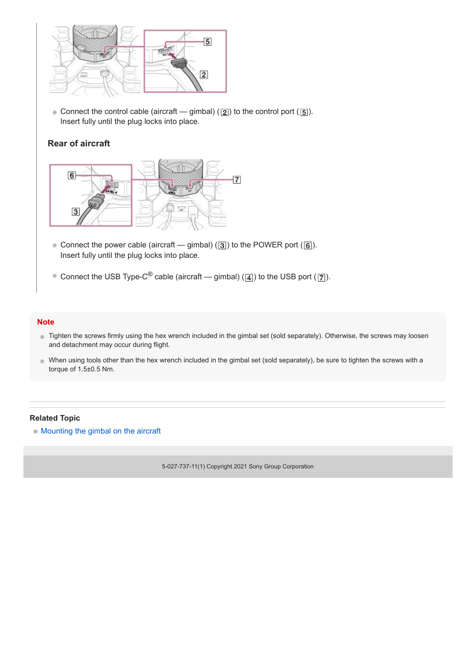 Sony AG-R2 Attachment Grip User Manual | Page 40 / 123